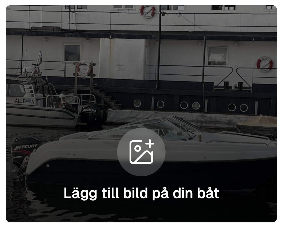 Lägg till bild på din båt